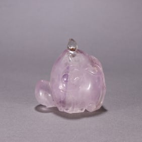 A Chinese Carved Rock Crystal Snuff Bottle