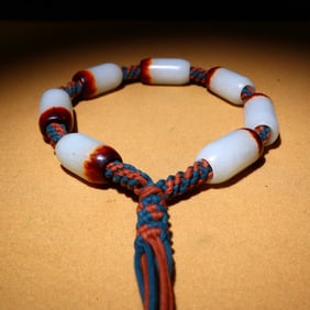 A Chinese Carved Jade Bracelet