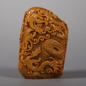 A Chinese Carved Stone Seal