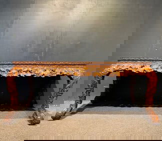 A Chinese Carved Hardwood Table