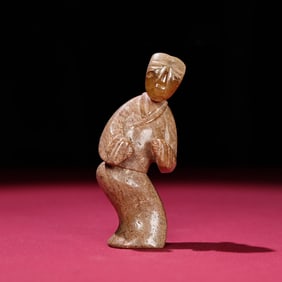 A Chinese Carved Jade Figure