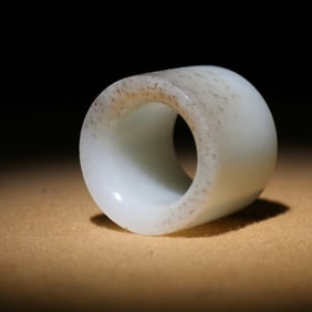 A Chinese Carved Jade Ring