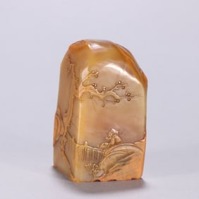 A Chinese Carved Stone Seal