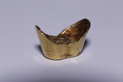 A Chinese Gold Ingot