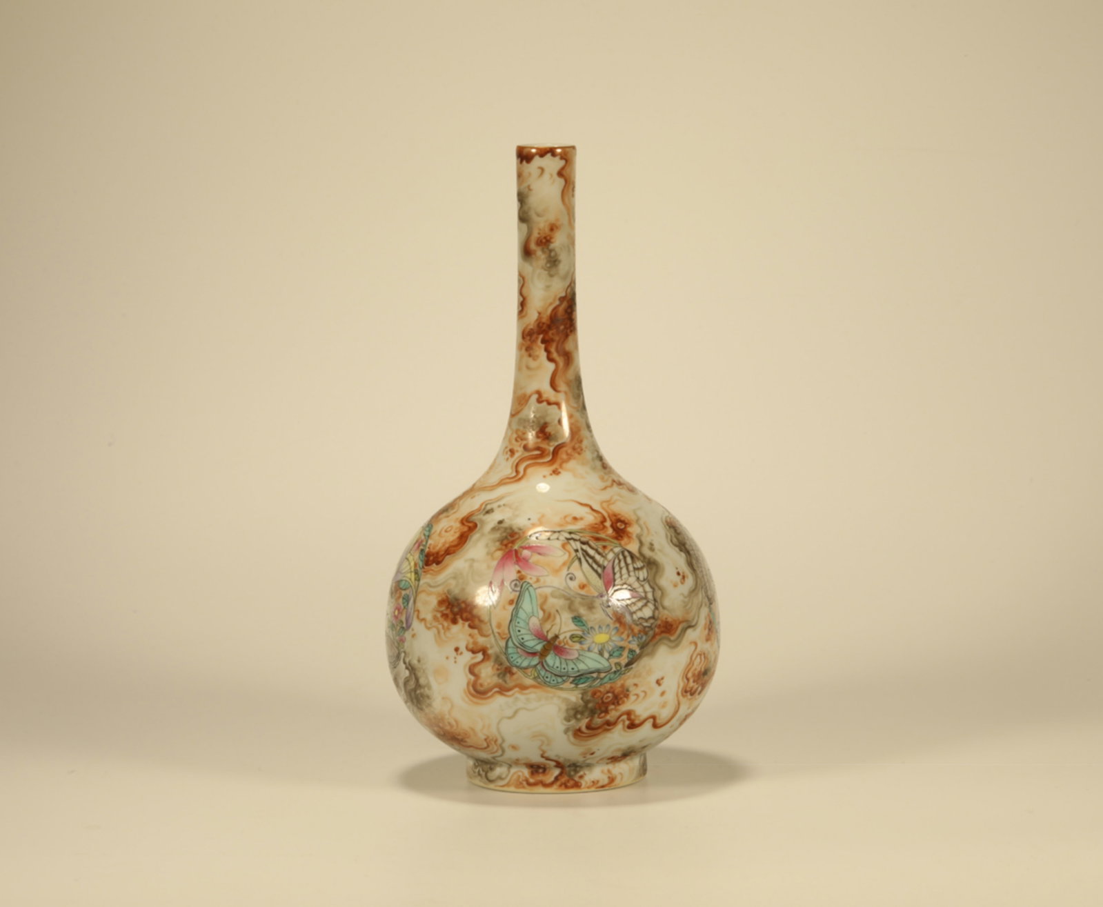 A Chinese Stone-Pattern Glazed Porcelain Vase (1 of 6)