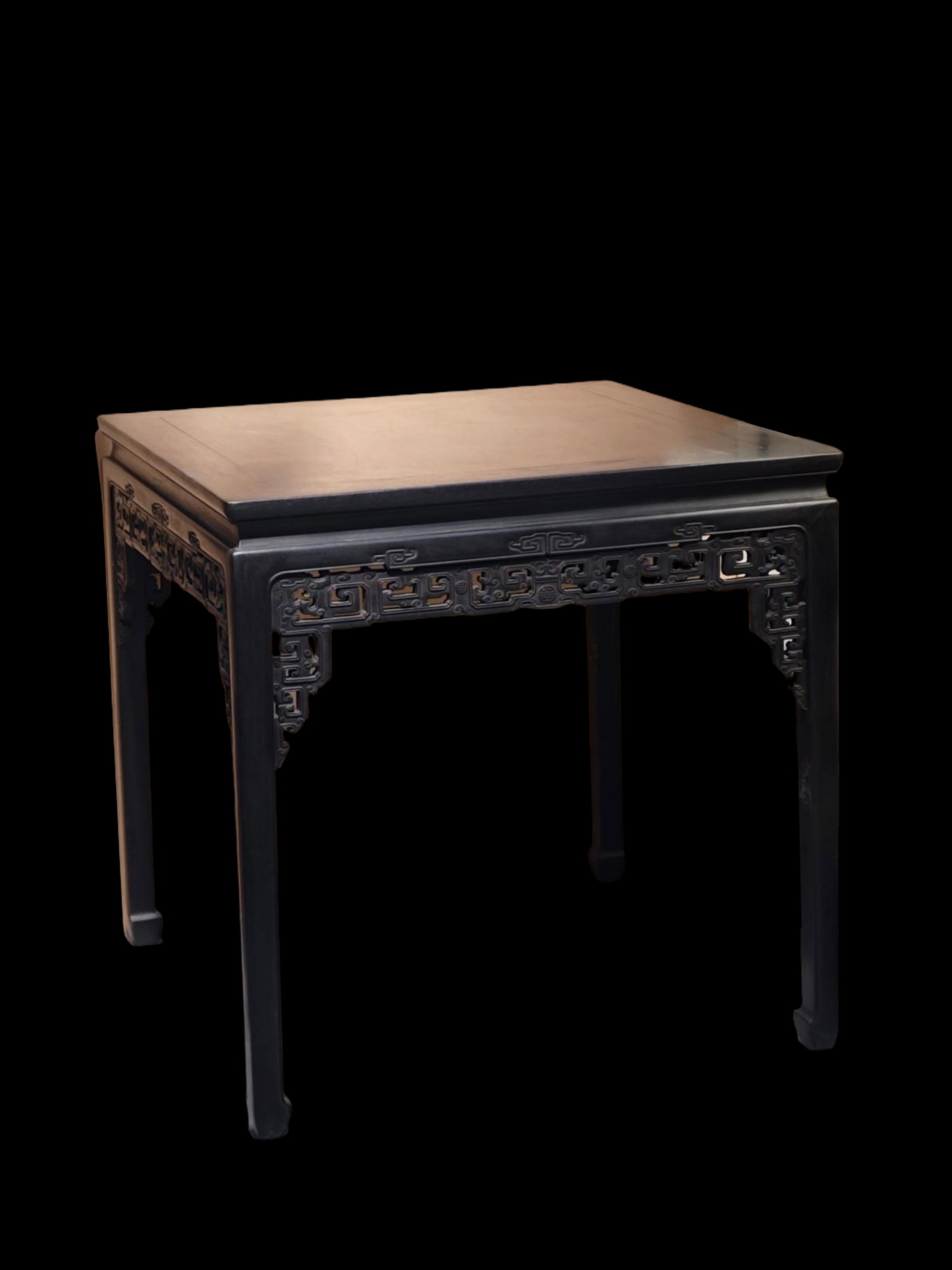 A Chinese Carved Hardwood Table (1 of 6)