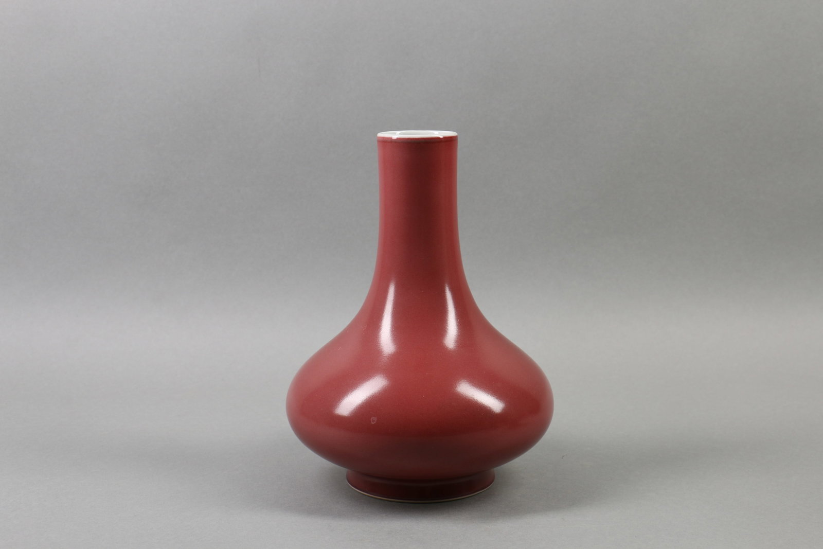A Chinese Red Ground Glazed Porcelain Vase (1 of 5)