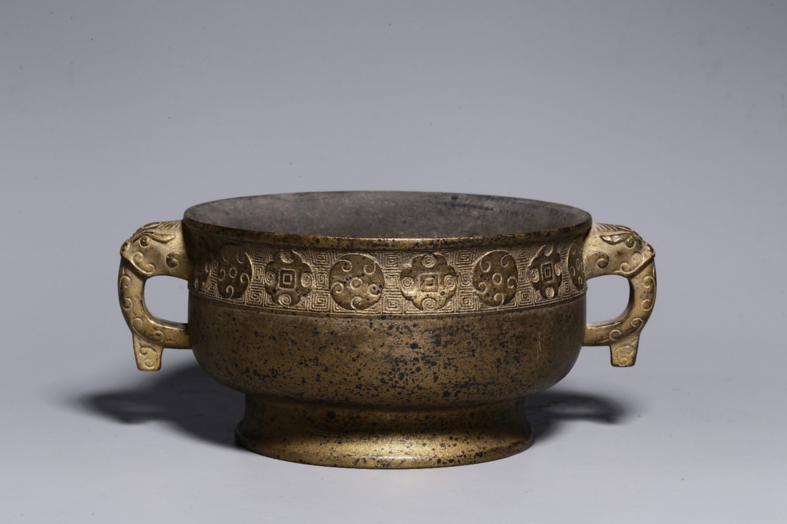 A Chinese Gilt Bronze Incense Burner (1 of 9)