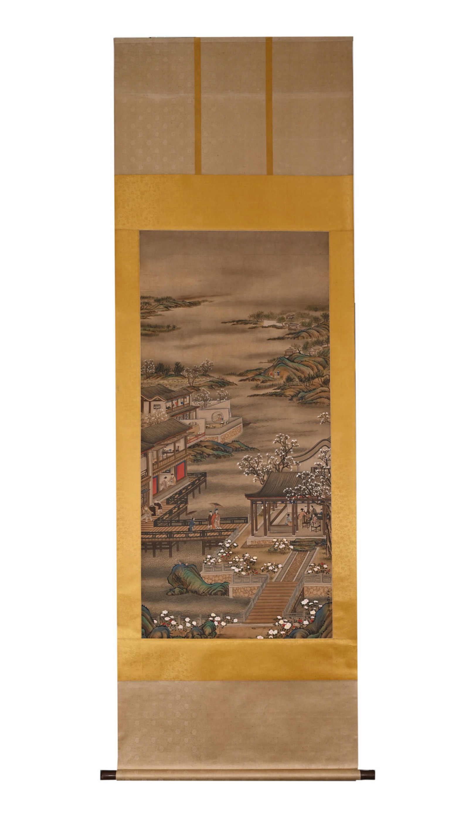 A Chinese Scroll Painting: Ht. 143cm, Wd. 66cm