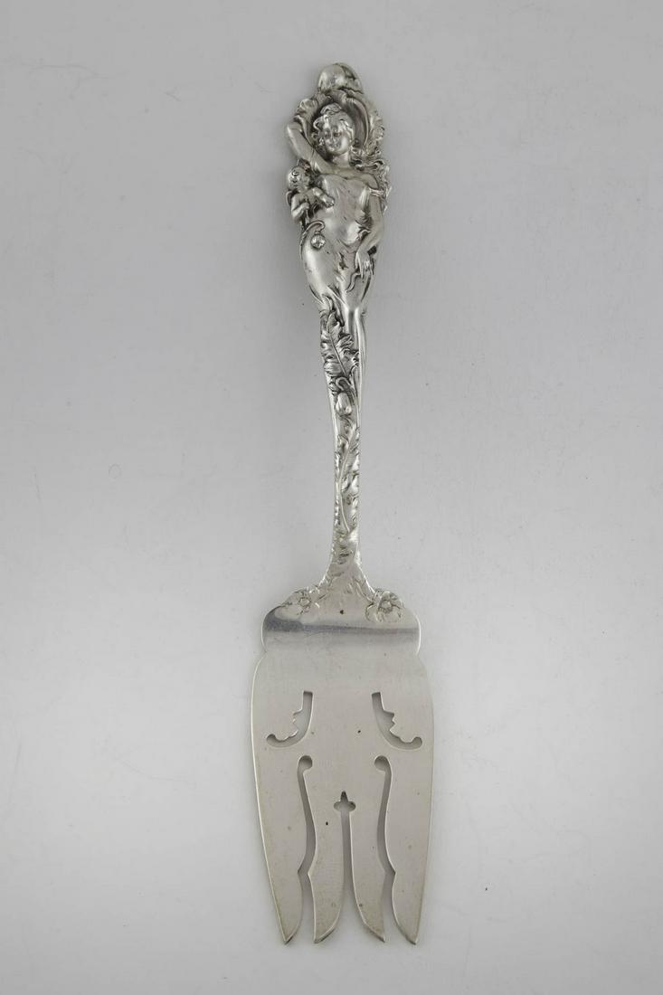 Reed & Barton Love Disarmed Serving Fork (1 of 3)