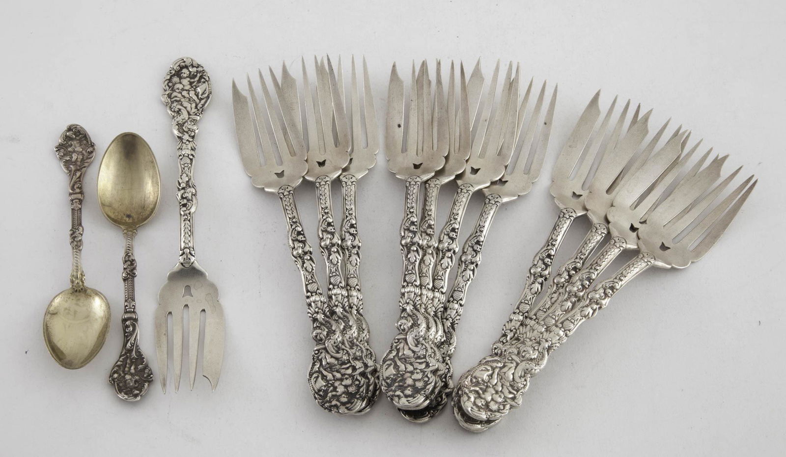 Versailles by Gorham 12 Sterling Silver Salad/Dessert (1 of 2)