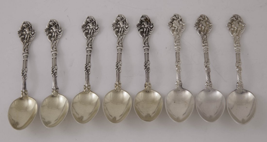 Versailles by Gorham 8 Sterling Demitasse Spoons (1 of 3)