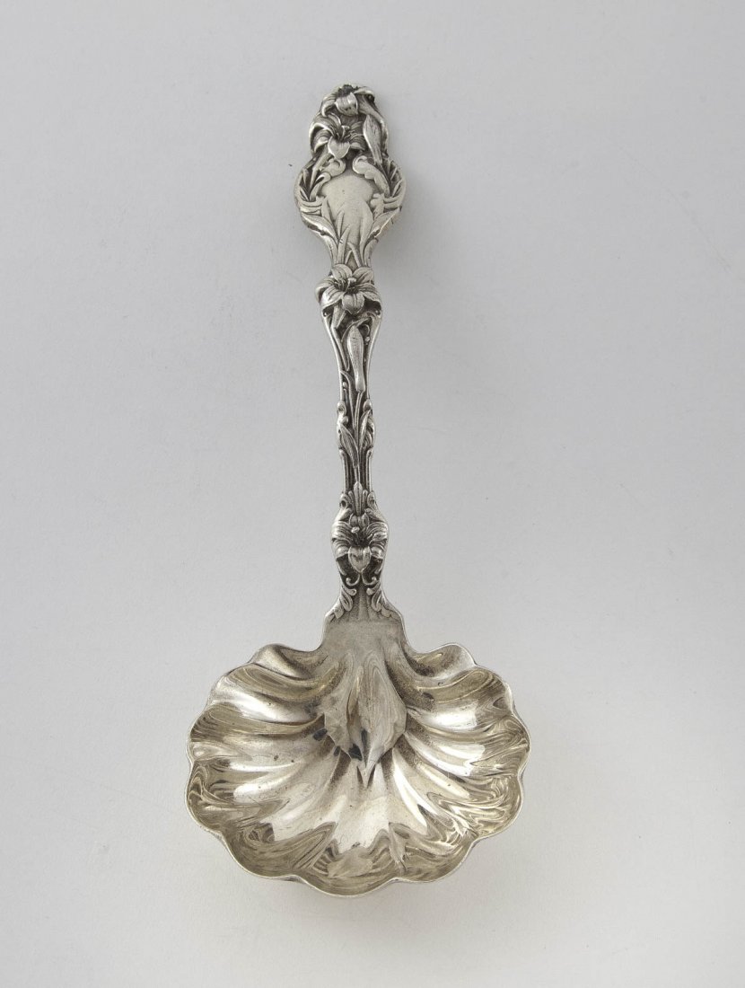 Lily by Whiting Silver Sauce Gilt Bowl Ladle (1 of 3)