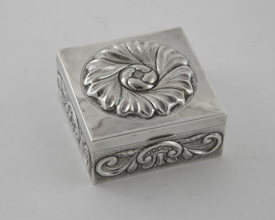 Spanish Colonial Signed Amano Sterling Peruvian Box (1 of 3)