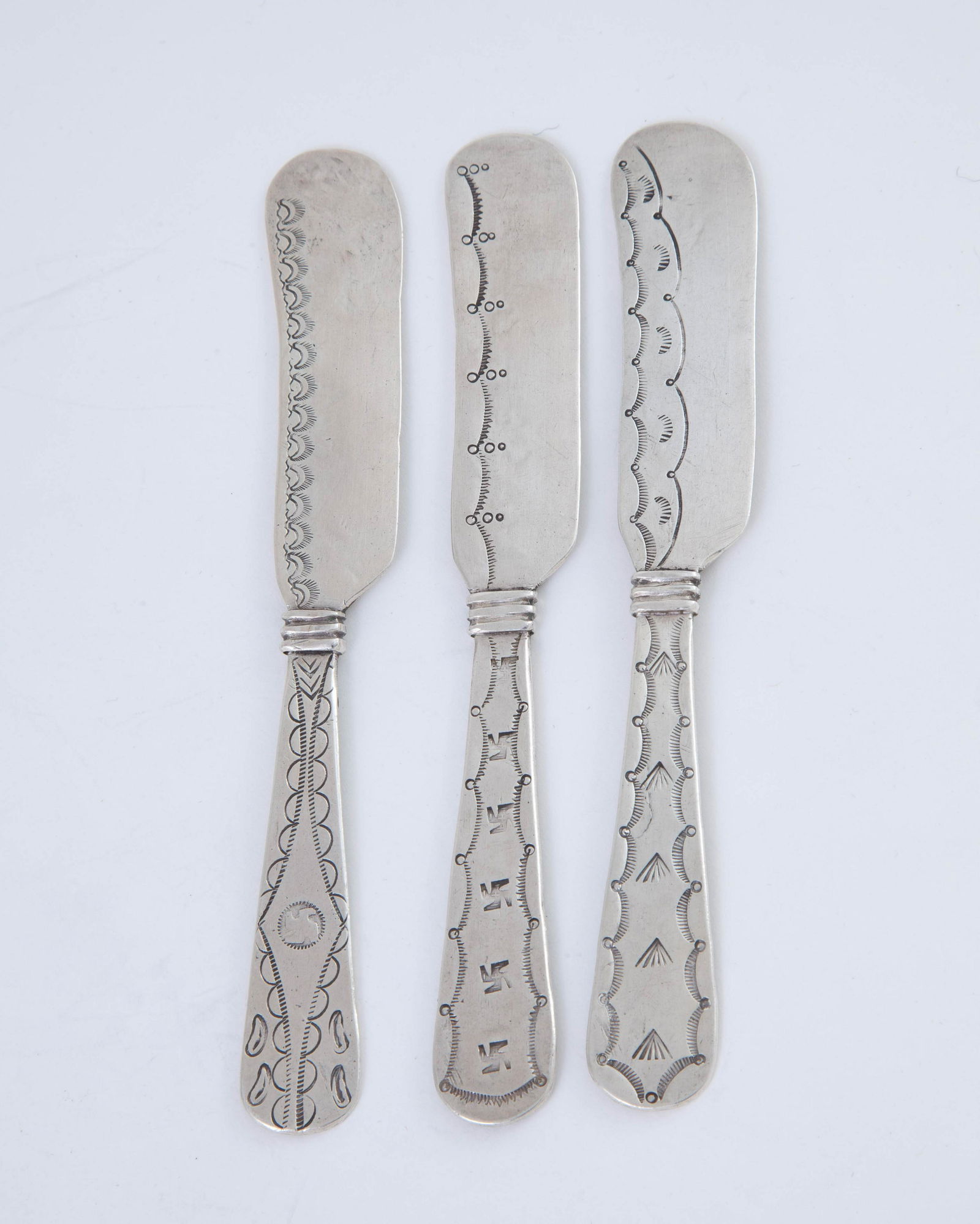 Navajo Native American Silver Butter Spreaders (1 of 2)