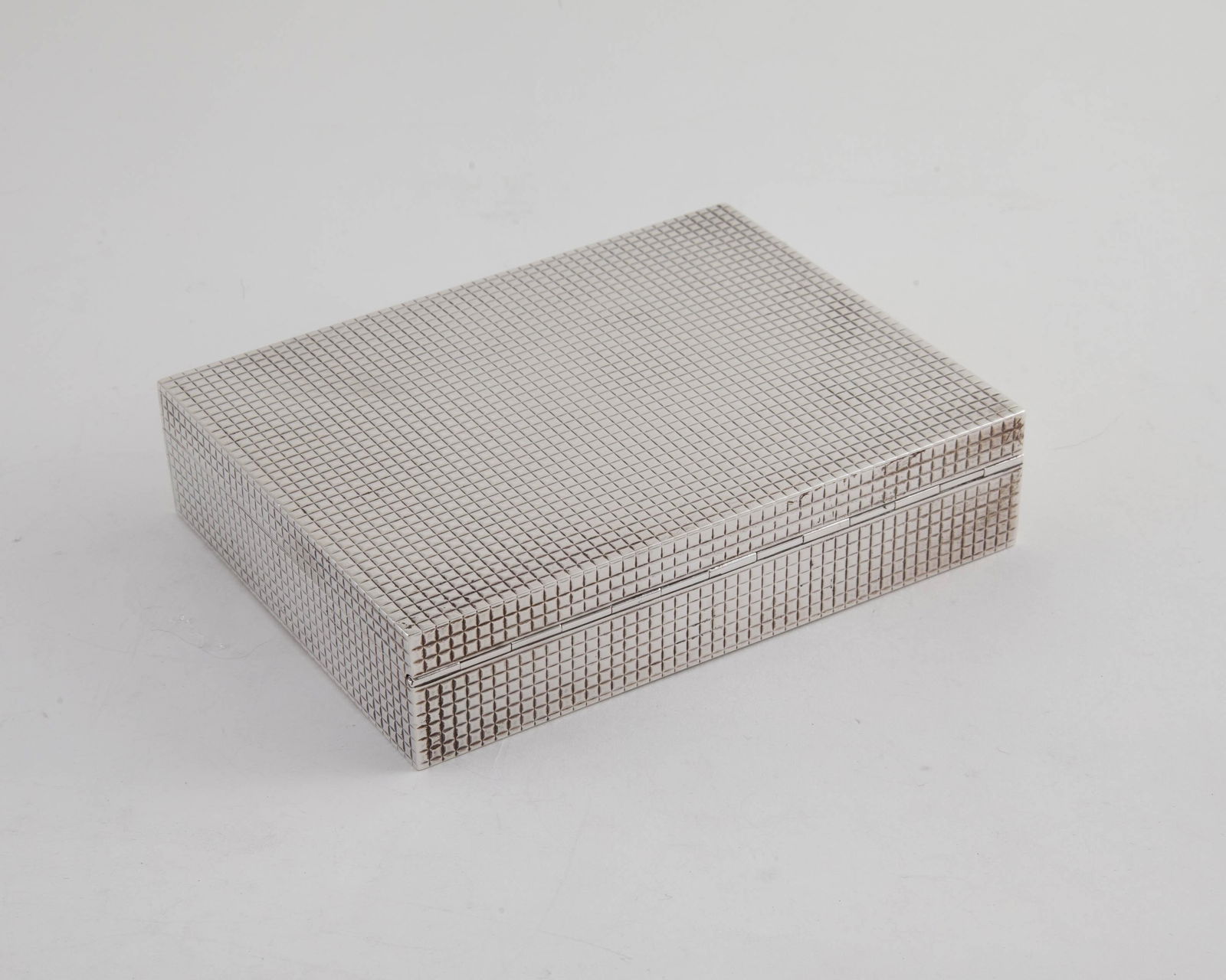 Dunhill & Emil Brenk Sterling Silver Cigarette Box (1 of 5)