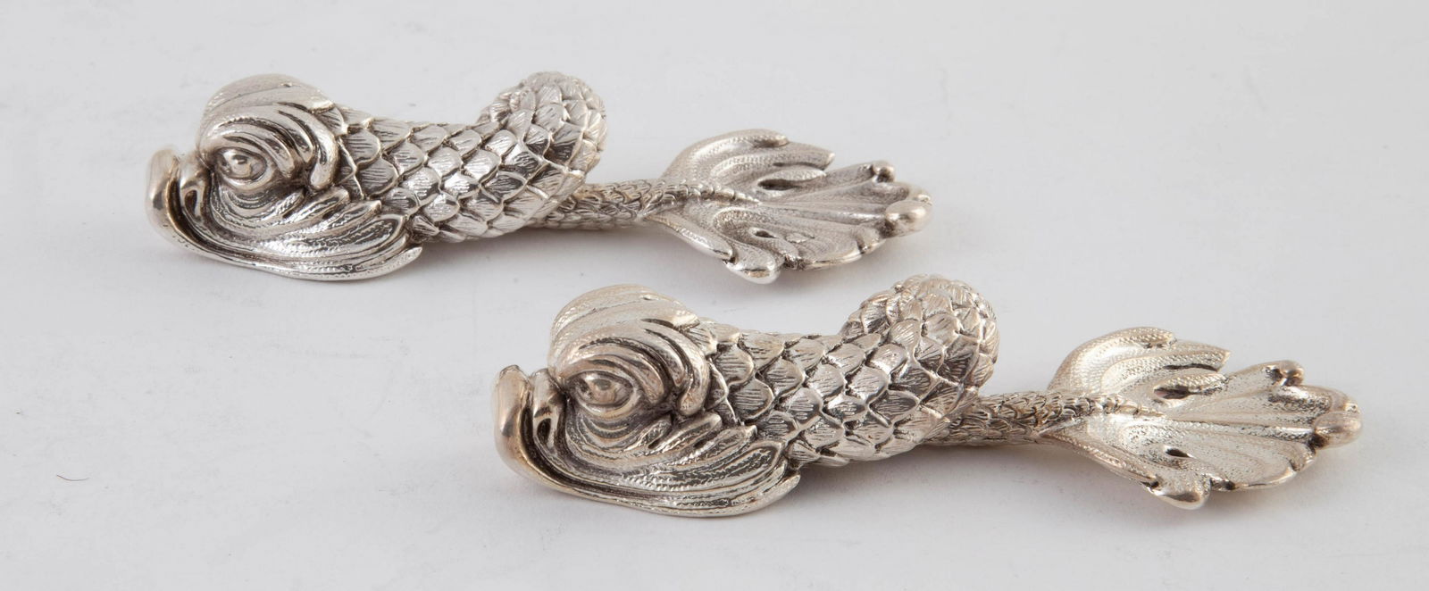 Christofle Silver Plate Dolphins (1 of 4)