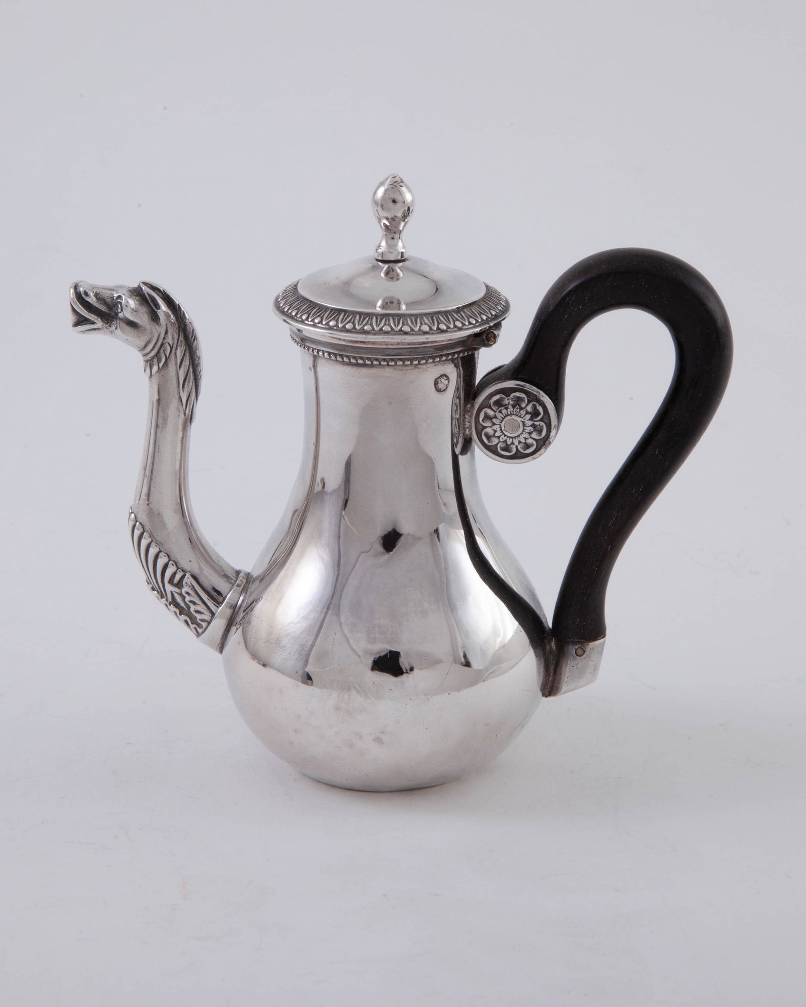 French Miniature Sterling Silver Coffee Pot (1 of 6)