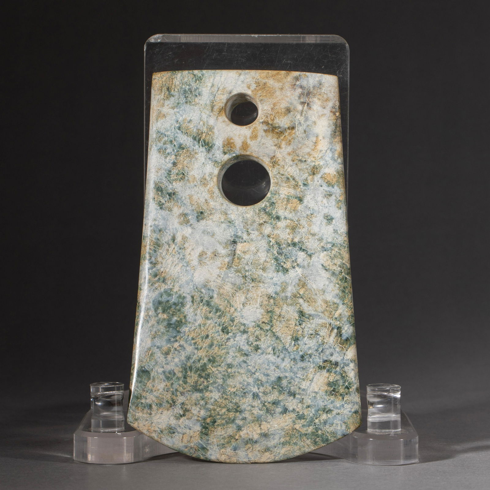 A CHINESE JADE BI ORNAMENT (1 of 9)