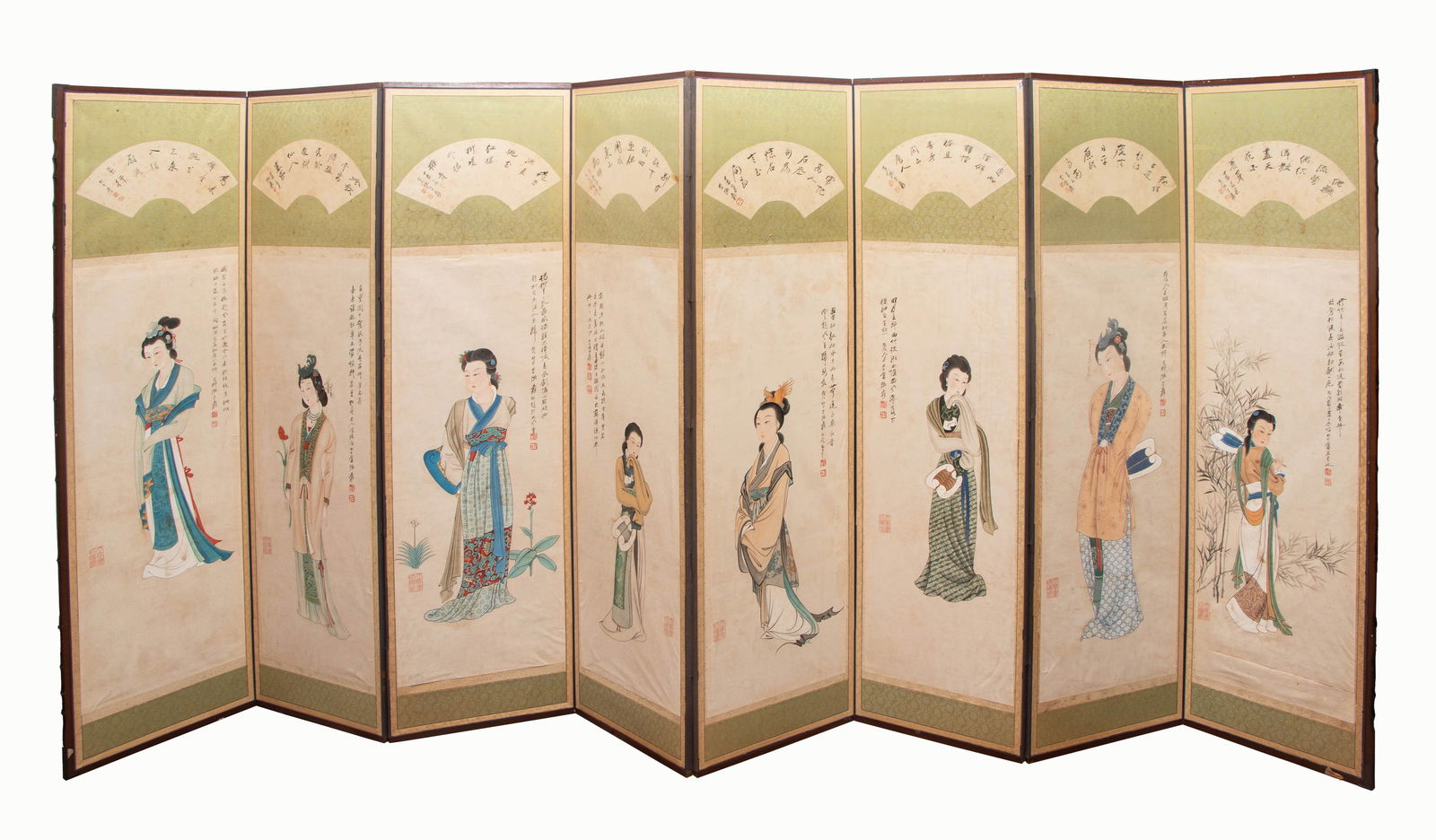 A CHINESE PAINTING OF LADIES (1 of 5)
