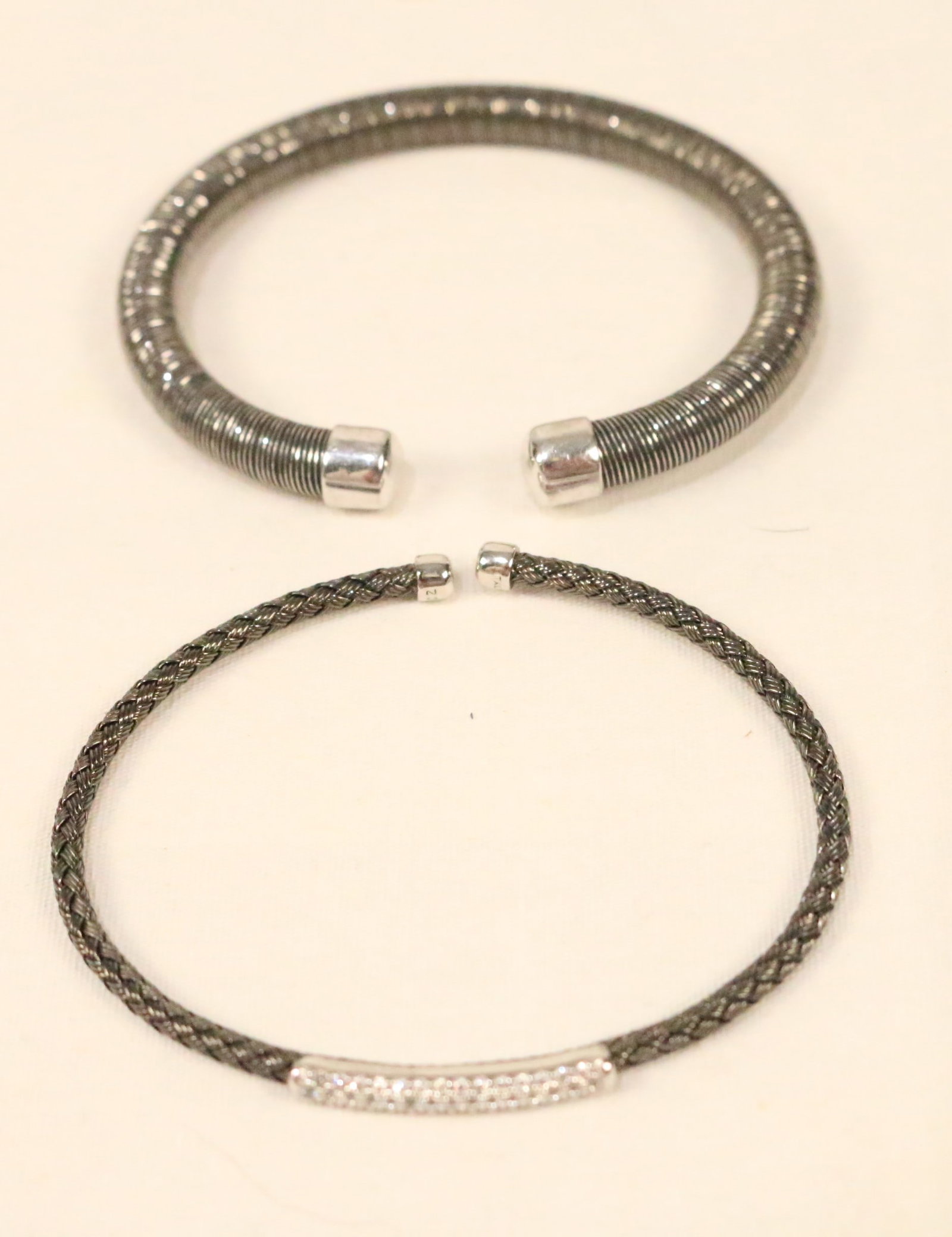 Lot of 2 Sterling bracelets L.R. Italy and JCM - Jacmel Mauritius (1 of 6)