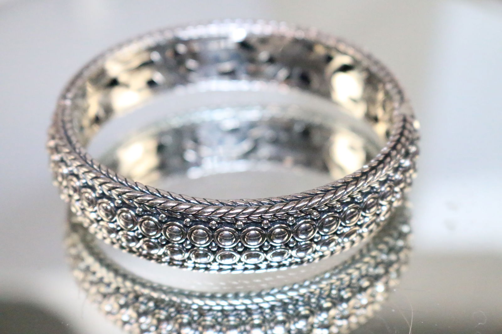 Jai By John Hardy Sterling Silver Jungle Animal Africa Wide Dot