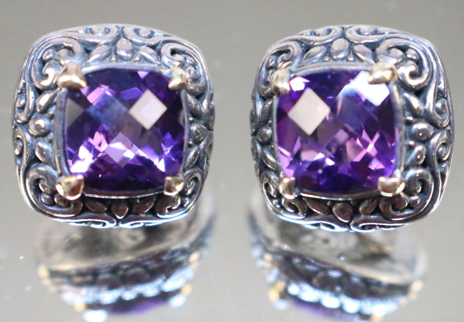 H samuel amethyst earrings sale
