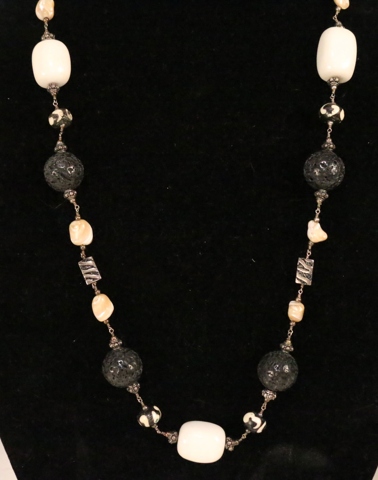 RARE Barse Sterling Silver Agate, Lava (1 of 5)