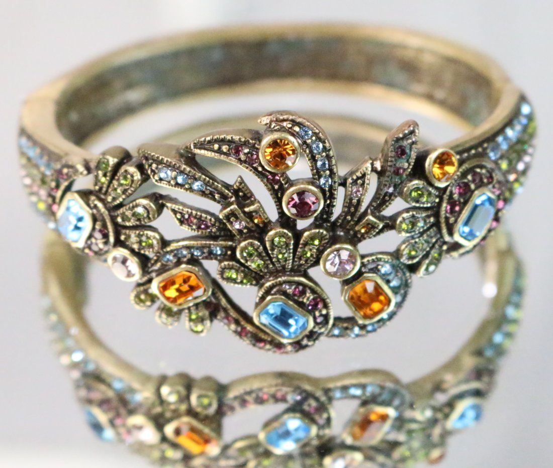 Heidi Daus Floral Multi color CRYSTAL bracelet (1 of 4)