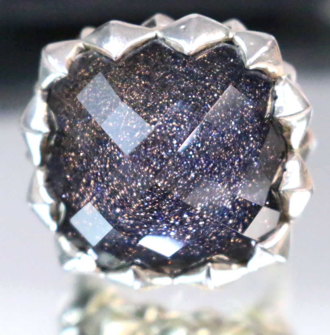 Stephen Webster Super Stud Druzy Faceted doublet Cocktail Ring Size 7.5 (1 of 7)
