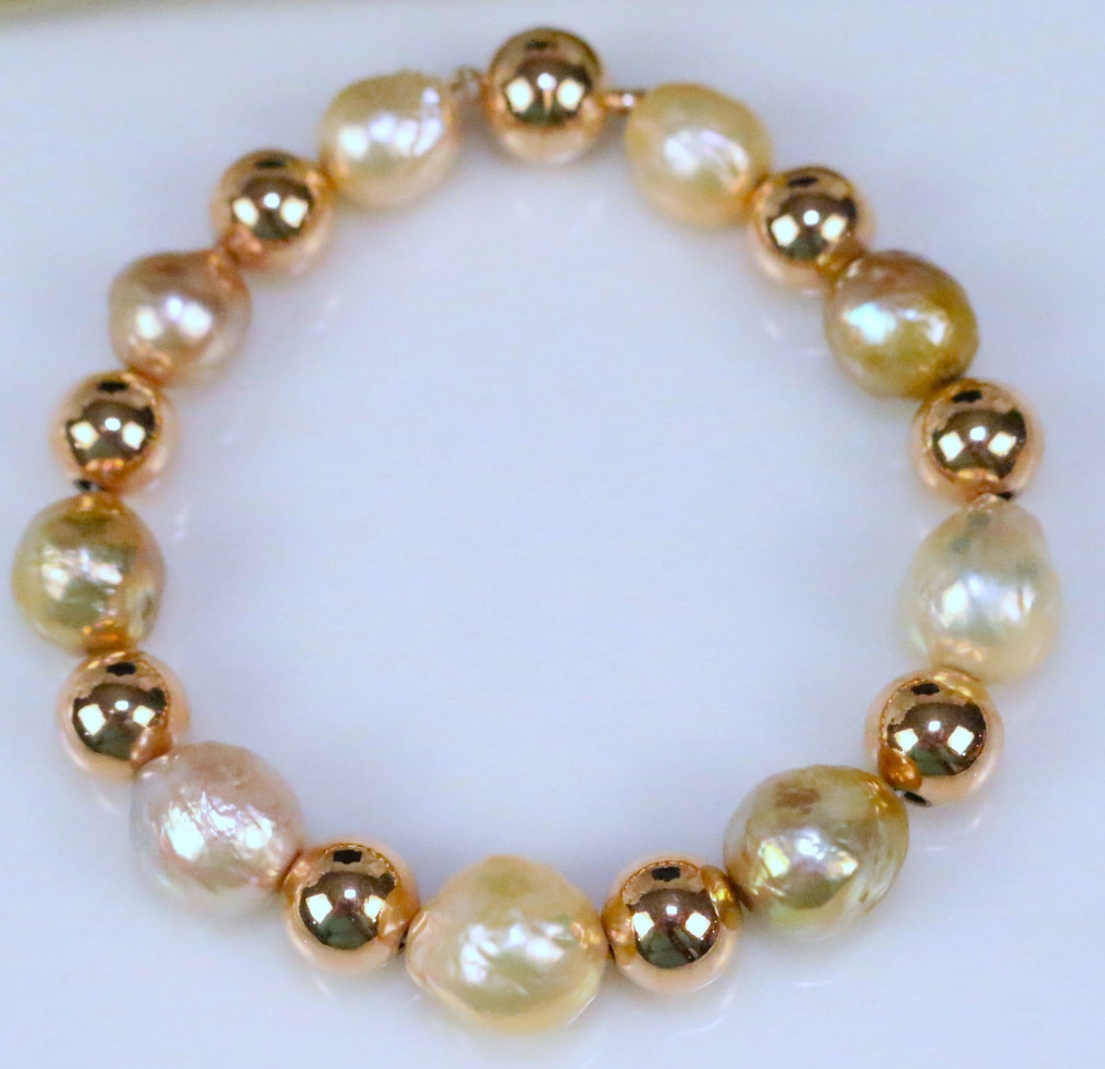 NEW Honora Genuine MING Pearl & Bronze Bracelet (1 of 5)