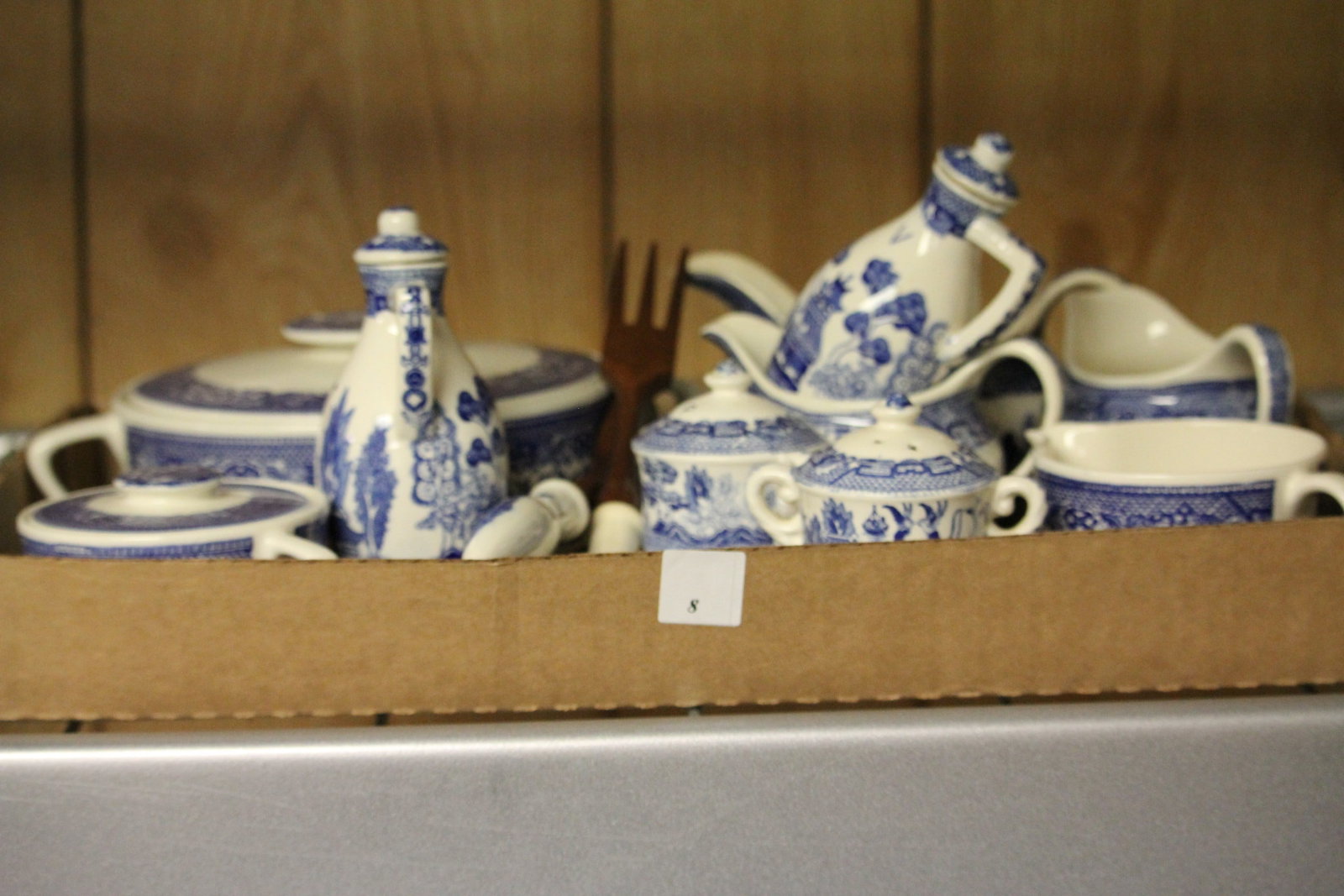 Vintage Blue Willow China Serving Pieces Lot of 11 (1 of 5)