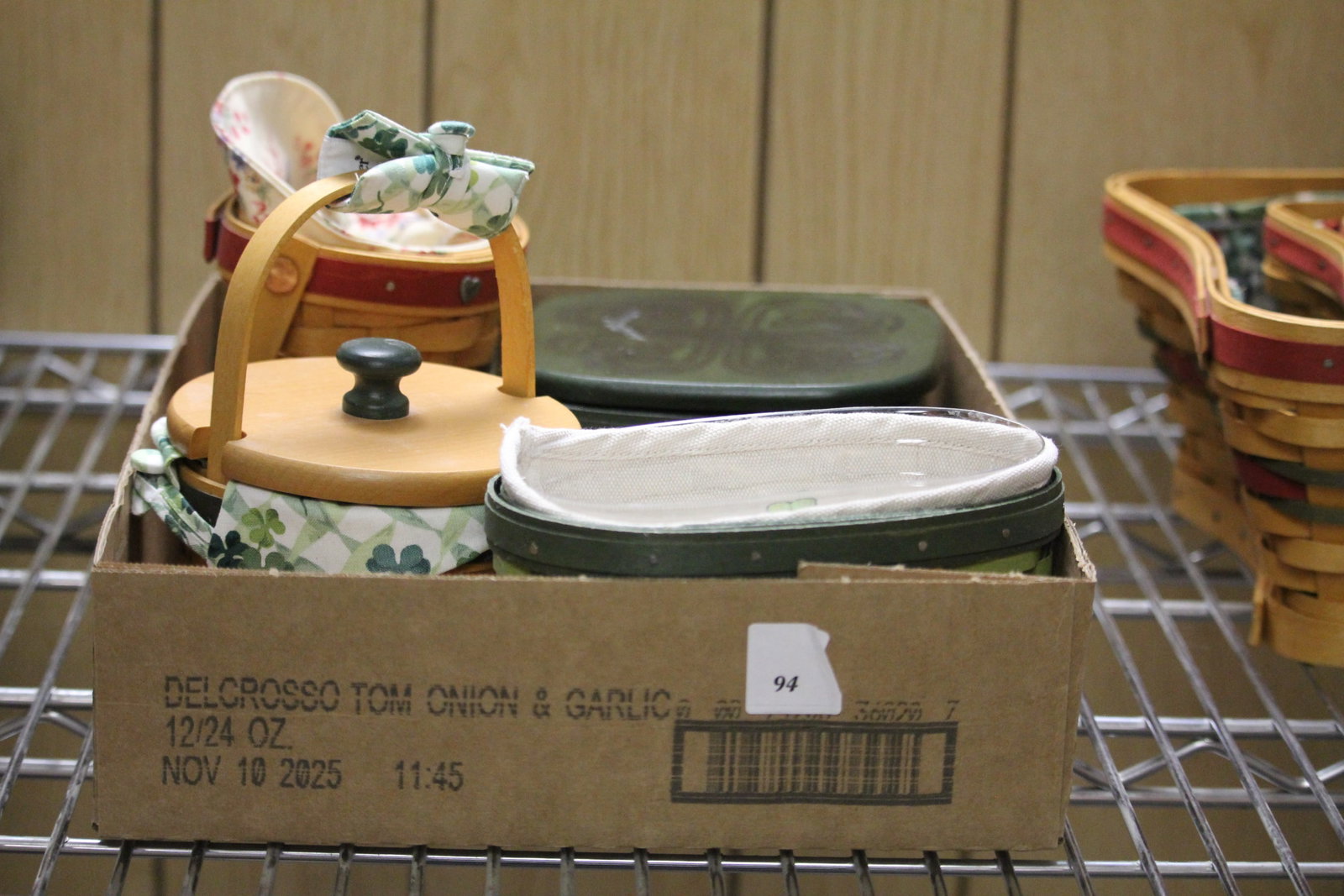 Longaberger St. Patricks Day Basket Sets & Valentines Day Basket set. (1 of 7)
