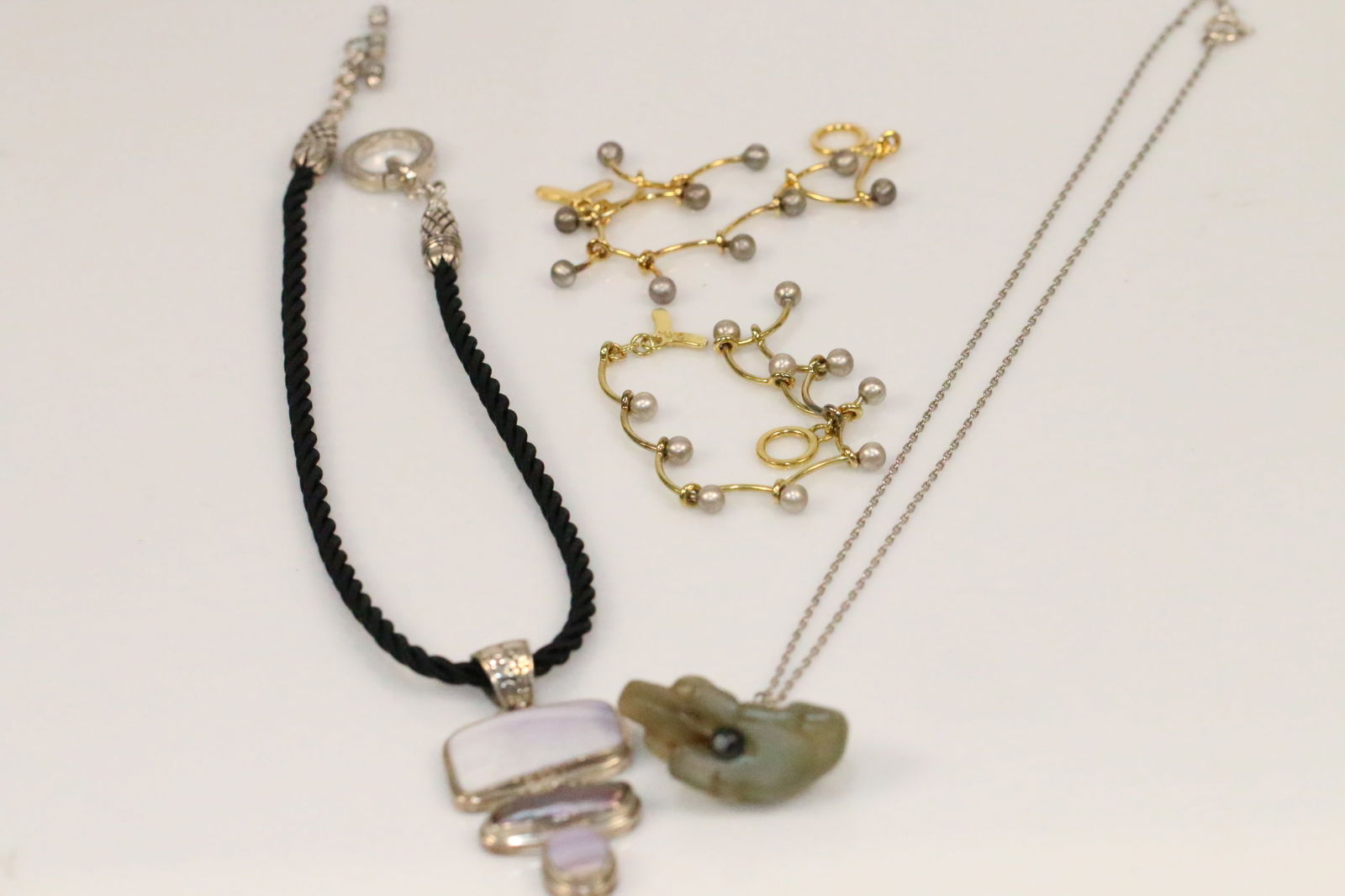 6 piece Sterling Silver Necklace & Bracelet Lot (1 of 4)