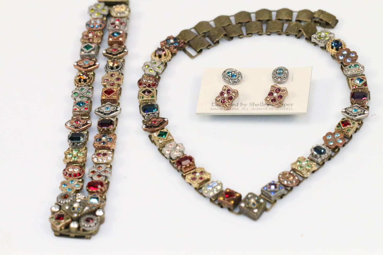 Sweet Romance Shelley Cooper Canterbury  Carcanet Necklace, Bracelet & Earrings Set (1 of 9)