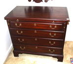 Virginia Galleries by Henkel Harris Winchester, VA 4 drawer small chest with slide tray