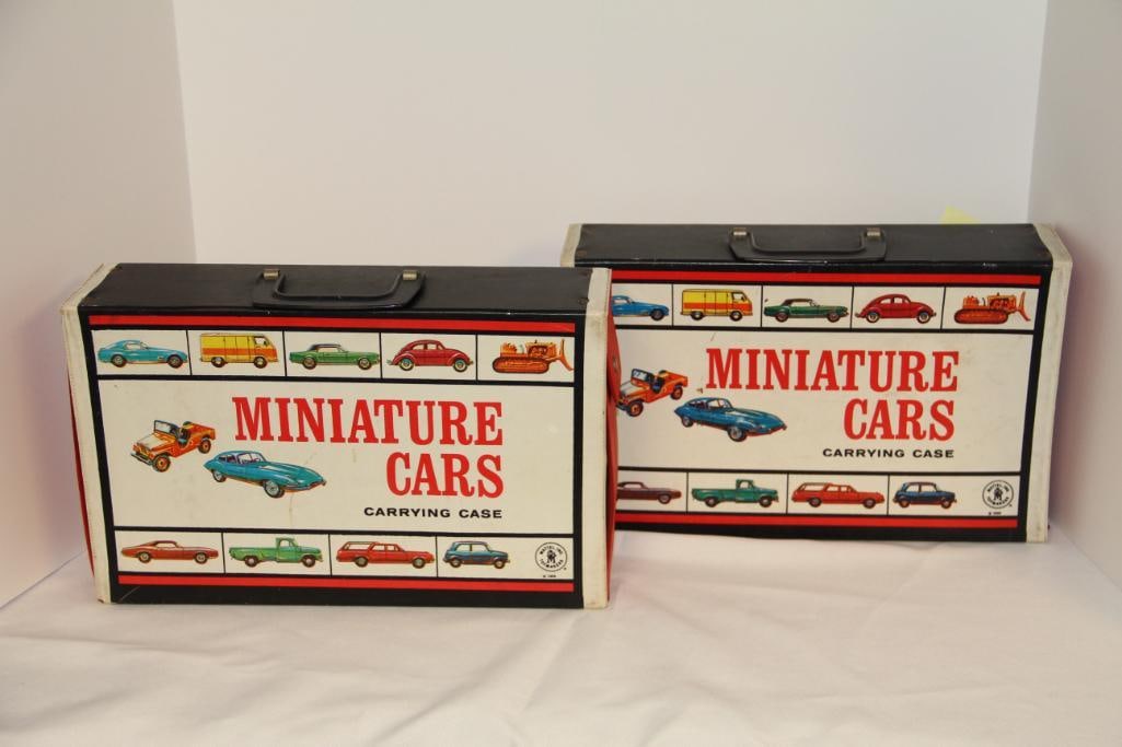 Lot of Two Vintage Mattel Toymakers Miniature Cars Cases Full of Matchbox Lesney England (1 of 6)