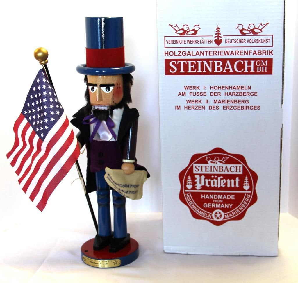 NEW Steinbach "Abraham Lincoln" Nutcracker in box (1 of 8)