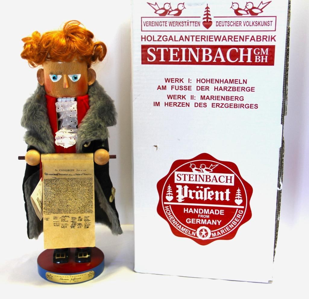 NEW Steinbach "Thomas Jefferson" Nutcracker in box (1 of 6)