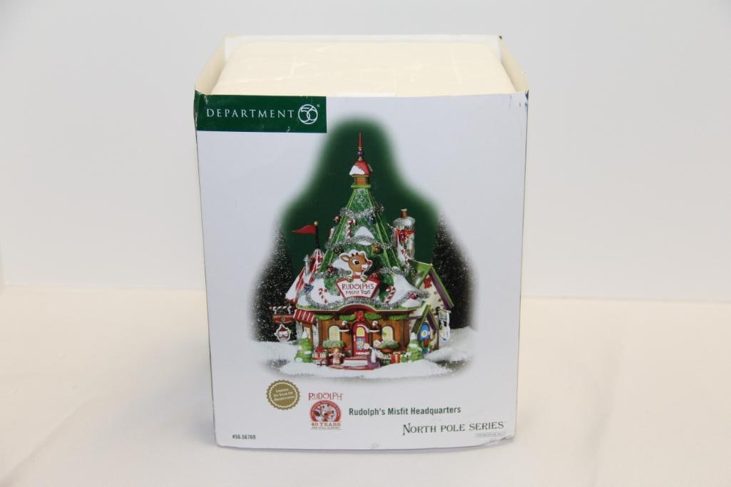 NEW Department 56 North Pole Series Rudolph's Misfit Headquarters (1 of 9)