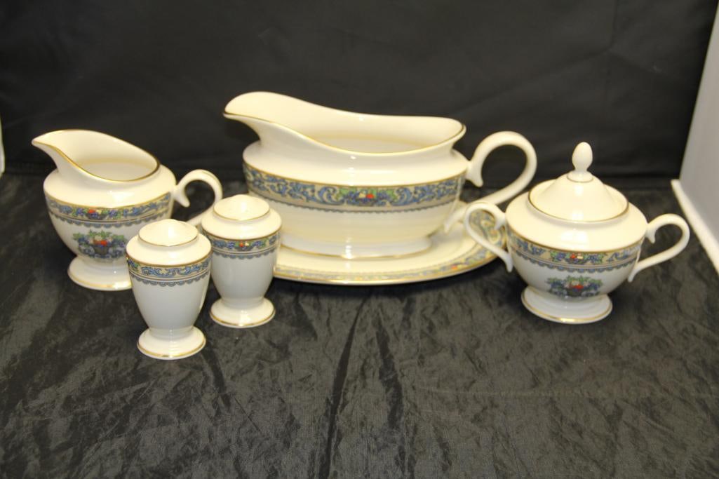 Lot of 5 Lenox Autumn Presidential Collection Serving Accessories Dinnerware Fine Porcelain China (1 of 6)