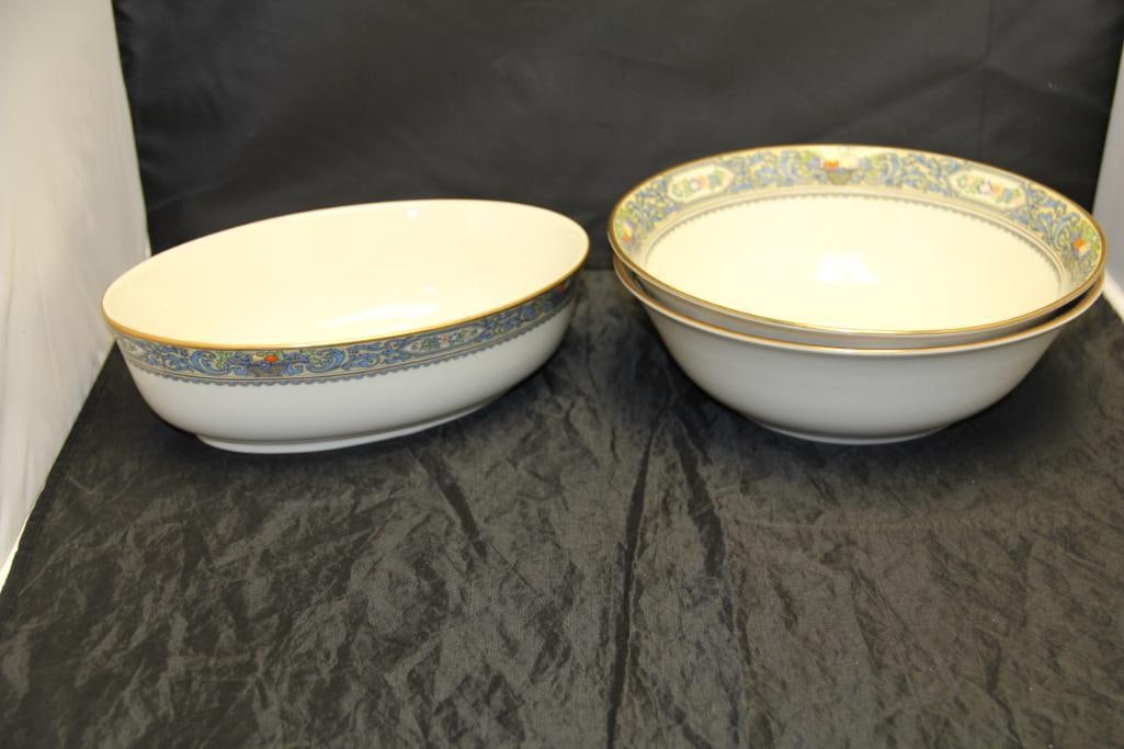Lot of 3 Lenox Autumn Presidential Collection Serving Accessories Dinnerware Fine Porcelain China (1 of 5)
