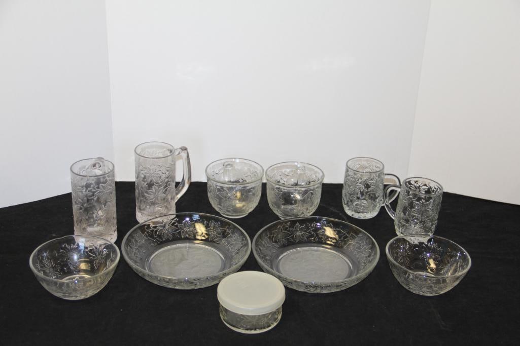 Princess House Fantasia Christmas Fine Crystal Lot  LIKE NEW (1 of 4)