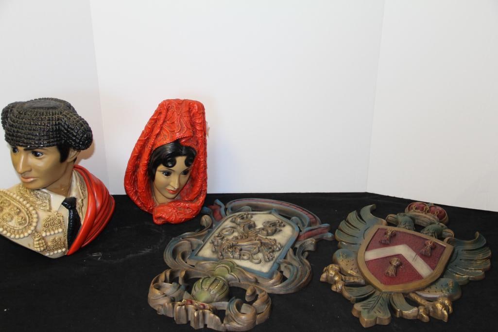 Lot of 4 Decorative Accessories Matador Marwal Ind. 1966 Stamped (1 of 6)