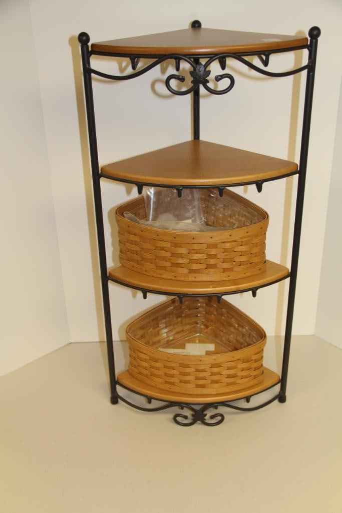 Longaberger Wrought Iron Corner Shelf  (1 of 1)