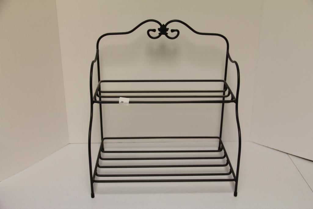 Longaberger Wrought Iron 2 Tier Shelf (1 of 1)
