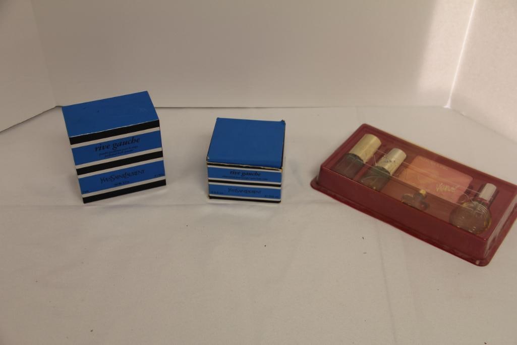 Lot of 3 perfumes Rive gauche and Verve gift set.  (1 of 2)