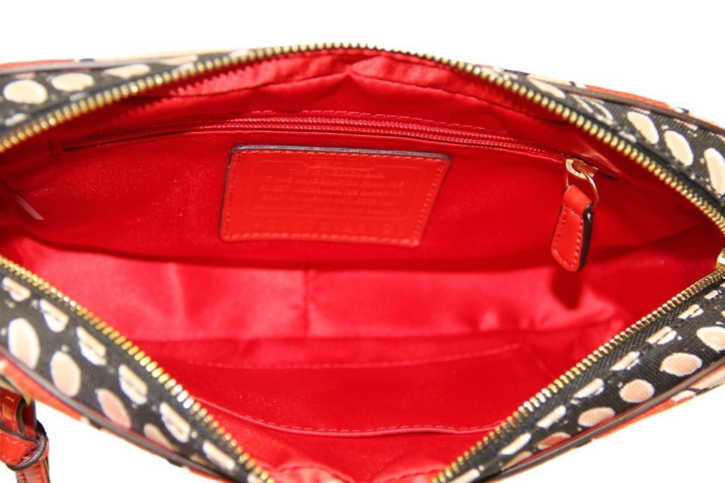 NEW DESIGNER Coach Desert Sky Poppy handbag Crossbody Neutral Floral Print with Matching Wristlet (1 of 4)