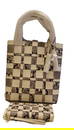 NEW DESIGNER Michael Kors Ecru Natural leather snakeskin Vivian Tote Handbag & matching Zip wallet.