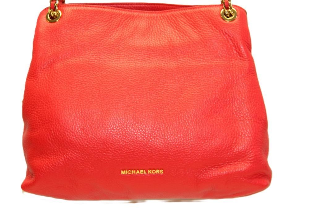NEW DESIGNER Micheal Kors Leather Coral Reef Pebbled Leather handbag satchel (1 of 9)